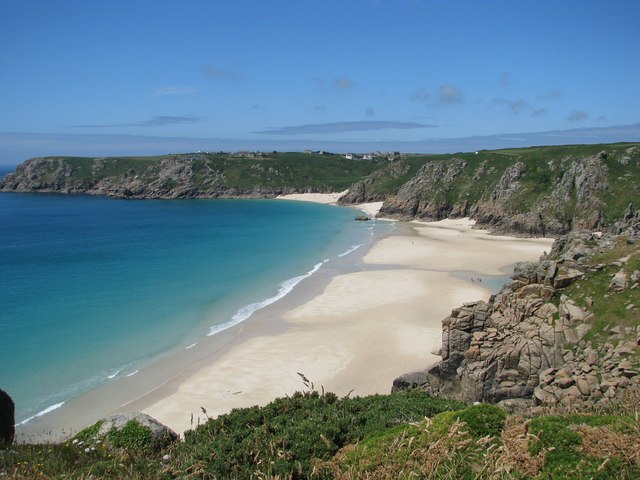 Pedn Vounder beach from the east