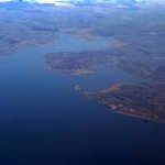 Silloth and the Solway Firth from the air