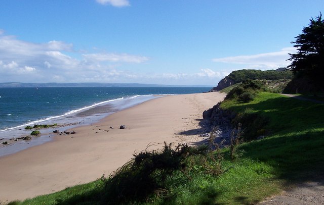 Beach on north coast of Caldey Island