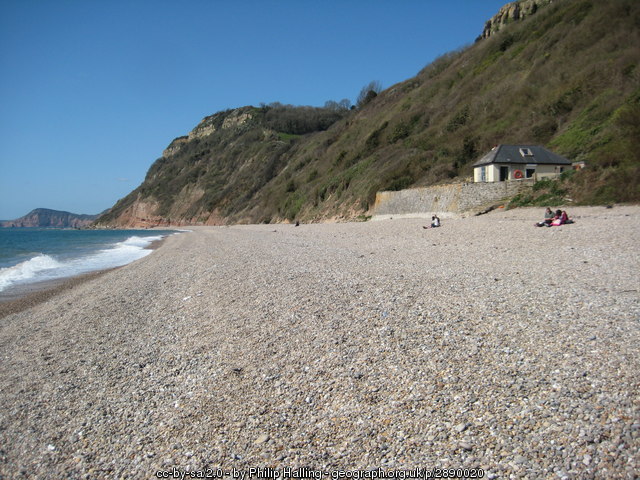 Chalet overlooking the beach, Weston Mouth