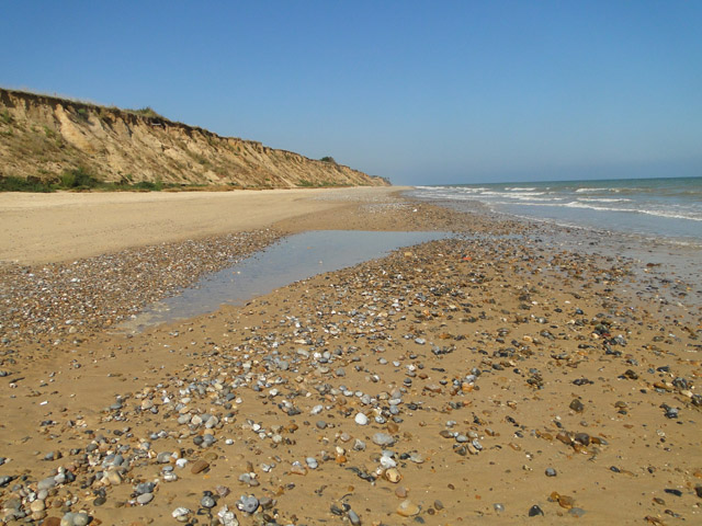 Covehithe cliffs and the rising tide