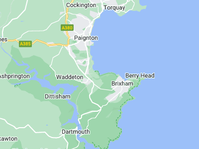 Torbay, Cornwall map