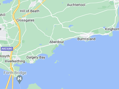 Burntisland, Cornwall map