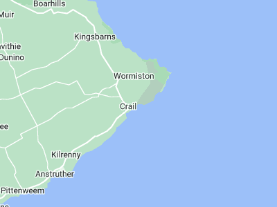 Crail, Cornwall map