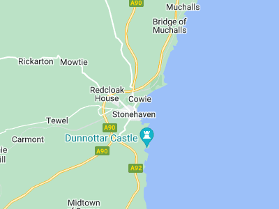 Stonehaven, Cornwall map