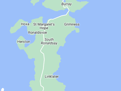 South Ronaldsay, Cornwall map
