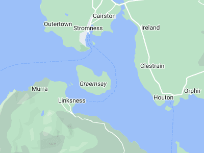 Graemsay, Cornwall map