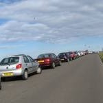 Part of the dual carriageway above Silverknowes Promenade