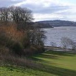 View towards Cramond and beyond from Silverknowes promenade
