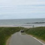 The end of the public road from Llanfwrog to Porth Traeth-mawr
