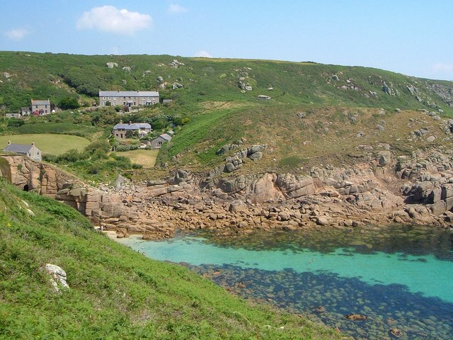 Porthgwarra from the west