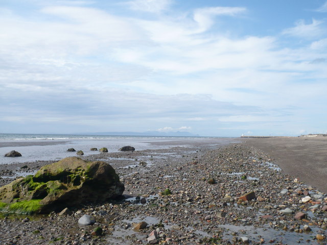 The beach at Girvan