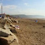 The beach on Widemouth Sand