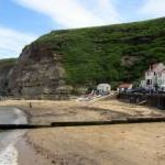 The beach at Staithes
