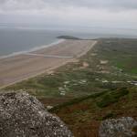 Hillend Burrows from Cairn on Rhossili down