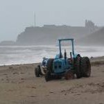Fishermen's tractor at Sandsend