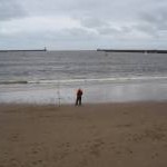 Fisherman at Littlehaven, South Shields