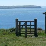 Gate onto the Pembrokeshire Coast Path