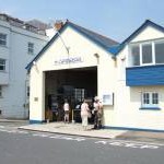 Sidmouth lifeboat station.