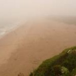 Tenby: South Beach fizzles out in the mist