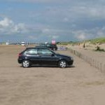 The beach car park, Ainsdale on Sea
