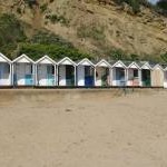 Line of Beach Huts