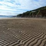 Ripple patterns in the sand, Bovisand Beach