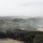 Sea Mist over the dunes at Saunton Sands