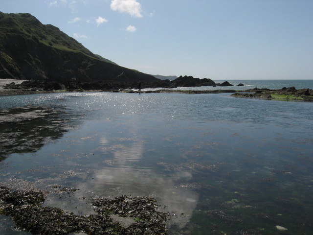 The tidal pool at the Tunnel Beaches, Ilfracombe