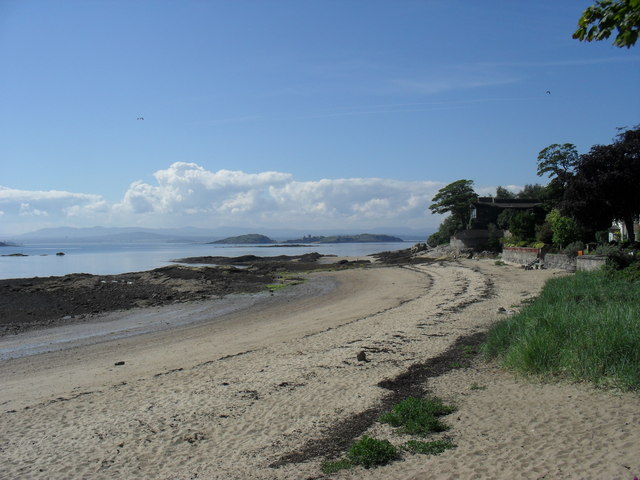 The beach at Aberdour