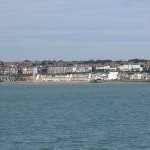 Viking bay Broadstairs, from the sea