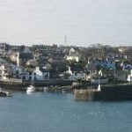 Cemaes town and harbour