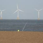 Great Yarmouth: angler and offshore wind farm