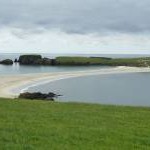 Tombolo and Hevda, St Ninian's Isle