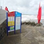 Information signs, Westward Ho! beach