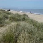 Sand dunes and beach at Caister-on-Sea