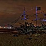 The Black Pearl At Night
