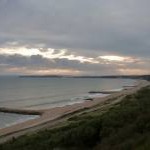 Highcliffe: view along the bay