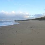 Empty beach at Waxham, Norfolk