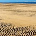 New sand banks at Dornoch Point