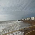 Strong tides on beaches west of the Lido