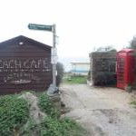 Niton: entrance to Castlehaven caravan site