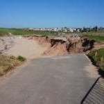 Storm damage, Thurlestone Sands