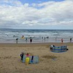 The beach at the West Strand, Portrush