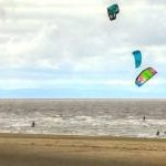 Kitesurfing, Wallasey Beach