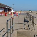 Uncle Barry's Cafe and promenade at Ingoldmells