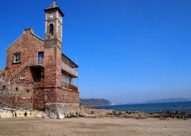Kingsand beach clocktower
