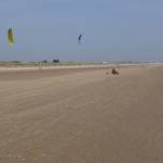 Kite buggies at Greatstone-on-Sea