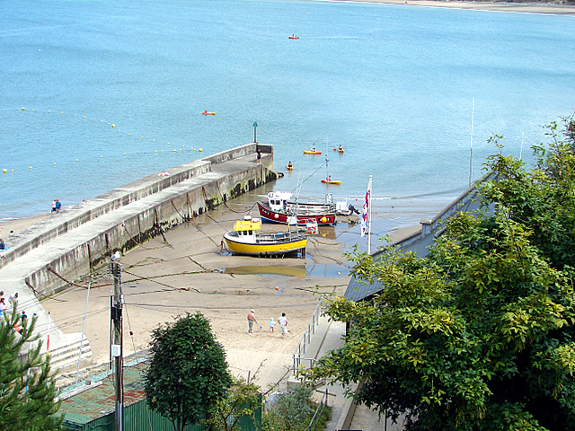 The old pier at New Quay