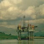 Oil Drilling Rig - Laid up in Portkil / Meikleross Bay